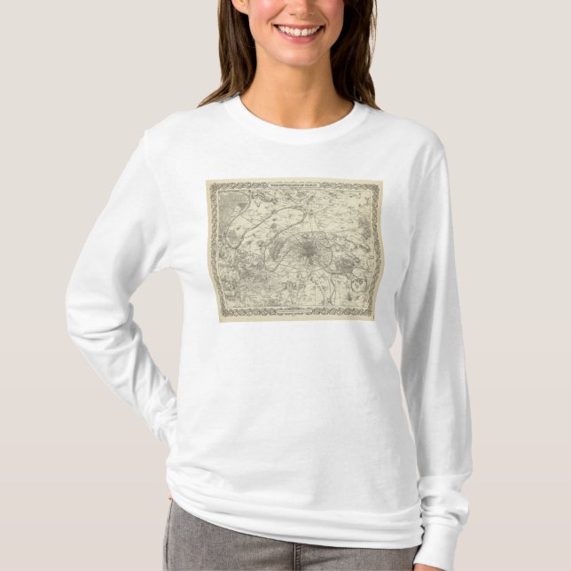 Die Umgebung von Paris T-Shirt (Vorderseite)