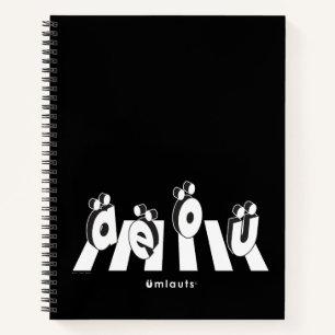 „Die Umlauts: Crossing Over“ Notizbuch