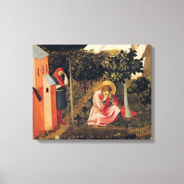 Die Umwandlung des hl. Augustinus Leinwanddruck (Vorderseite)