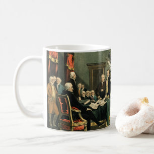 Die Unabhängigkeitserklärung von 1850, wiederherge Kaffeetasse