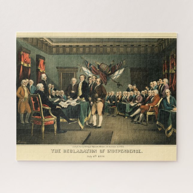 Die Unabhängigkeitserklärung von 1850, wiederherge Puzzle (Horizontal)