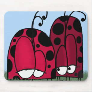 Die unangeforderte Liebe Ladybug Illustration Mousepad