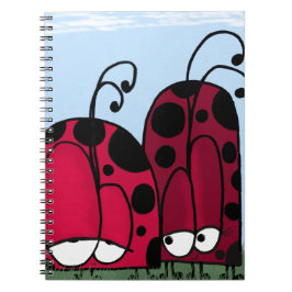Die unangeforderte Liebe Ladybug Illustration Notizblock