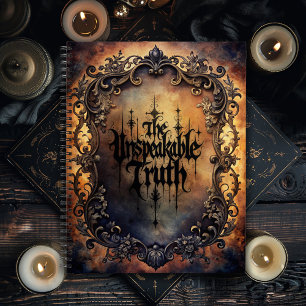 Die unaussprechliche Wahrheit Dark Gothic Notizbuch