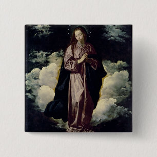 Die Unbefleckte Empfängnis, c.1618 Button
