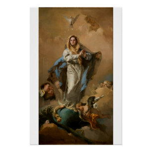Die unbefleckte Empfängnis von Giovanni Tiepolo Poster