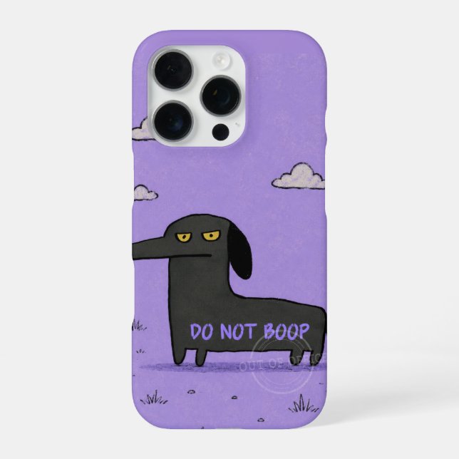 Die unboopbare Schnauze iPhone Hülle (Rückseite)