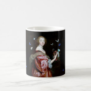Die unerwartete Ankunft weiterer Schmetterlinge Kaffeetasse