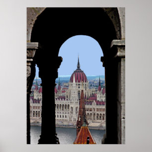 Die ungarischen Parlamente "im Rahmen"! Poster