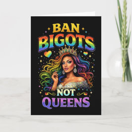 Die ungekronte Königin Feiertagskarte