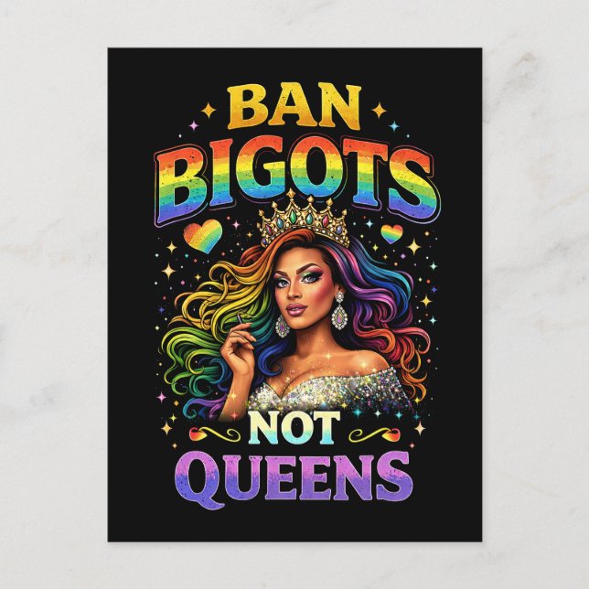 Die ungekronte Königin Postkarte (Vorderseite)