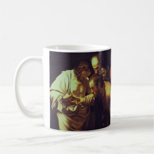 Die Ungläubigkeit des heiligen Thomas von Caravagg Kaffeetasse