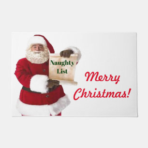 Die unheilvolle Türmatte des Weihnachtsmanns