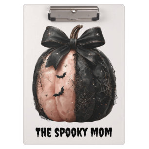 Die unheimliche Mama Halloween Pumpkin Klemmbrett