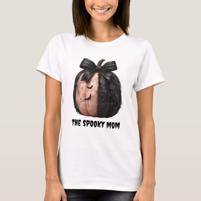 Die unheimliche Mama Halloween Pumpkin T-Shirt (Vorderseite)