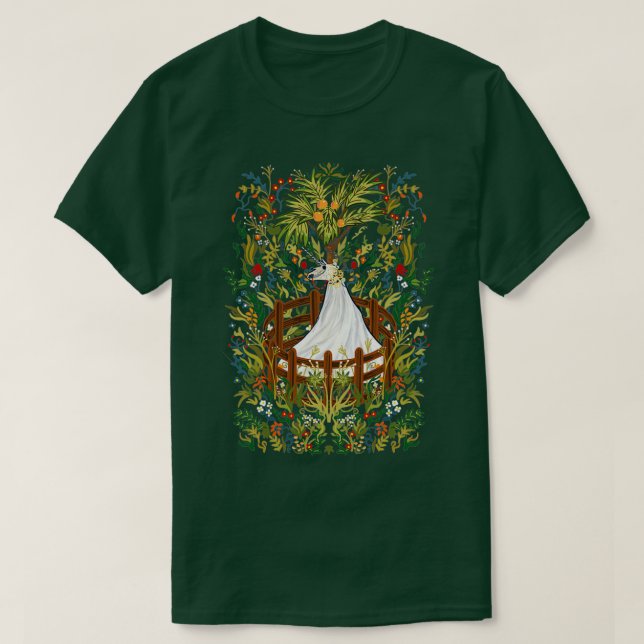 Die Unicorn Hunt mari lwyd T-Shirt (Design vorne)