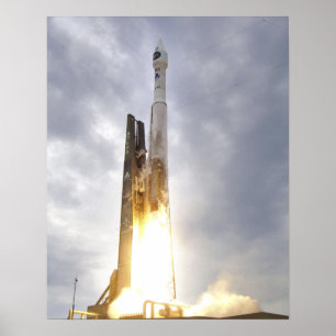 Die United Launch Alliance Atlas V Raketenlifte Poster
