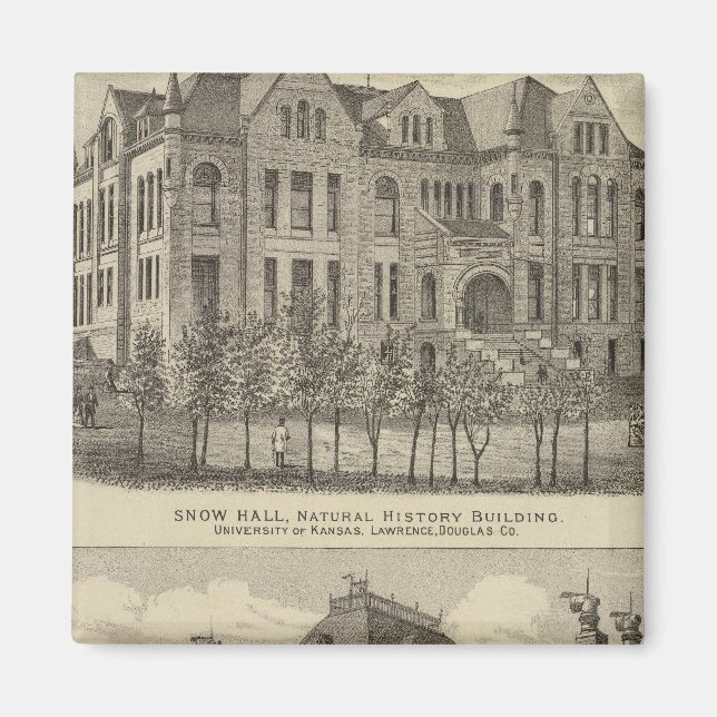 Die Universität Kansas Magnet (Vorne)