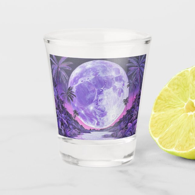 Die unmögliche Mondklemme Schnapsglas (Vorderseite)