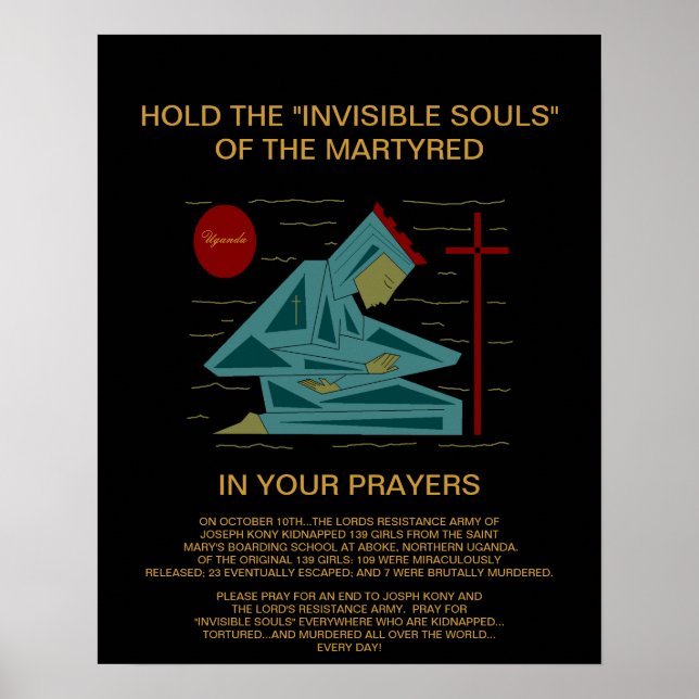 die unsichtbaren Soule des Märtyrers... Poster (Vorne)