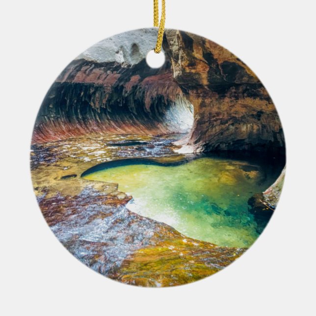 Die Untergrundbahn Keramik Ornament (Vorne)