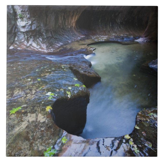 Die Untergrundbahnschlitzschlucht Fliese (Vorderseite)