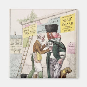 Die Unterhaltung eines Bill-Aufklebers, 1820 Magnet