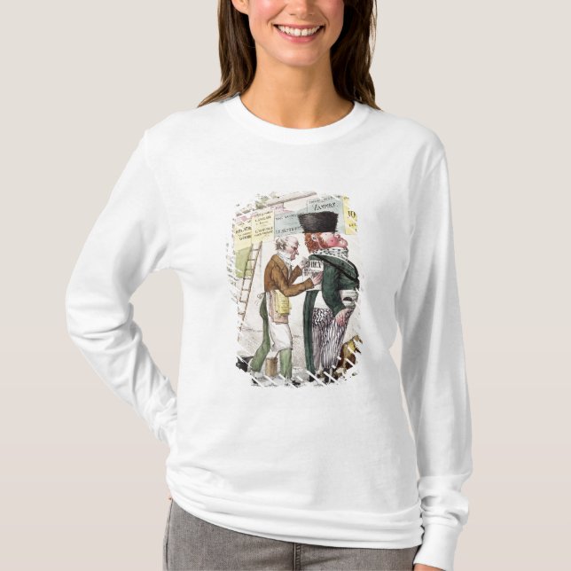 Die Unterhaltung eines Bill-Aufklebers, 1820 T-Shirt (Vorderseite)
