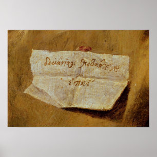 Die Unterschrift von El Greco Poster