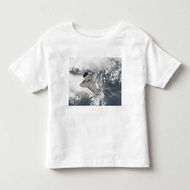 Die Unterseite des Space Shuttles Discovery Kleinkind T-shirt (Vorderseite)