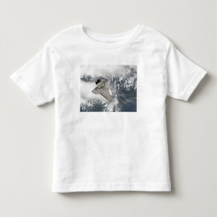 Die Unterseite von Raumfähre Entdeckung Kleinkind T-shirt
