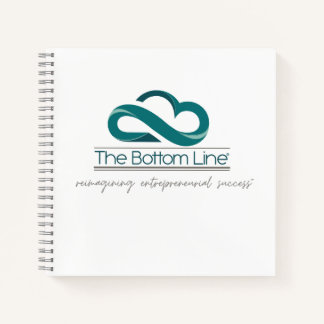Die unterste Zeile 8.5" x 8.5" SpiralNotebook Notizbuch