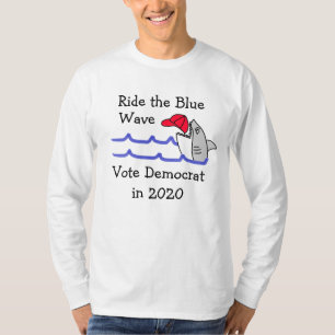 Die Unterstützung der Demokratie in der Blauen Wel T-Shirt