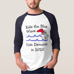Die Unterstützung der Demokratie in der Blauen Wel T-Shirt