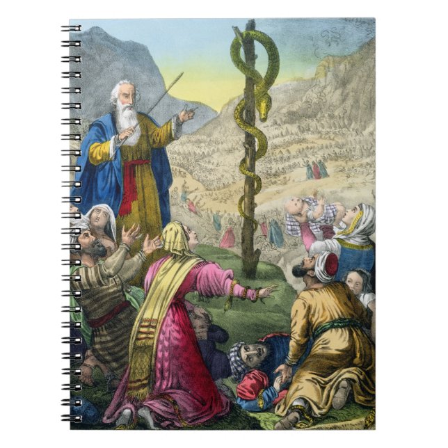 Die unverschämte Schlange, von einer Bibel Notizblock (Vorderseite)