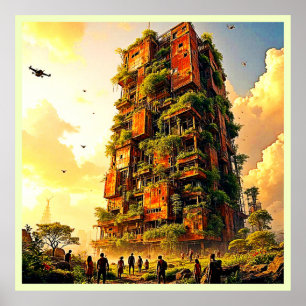 Die urbane Rückkehr der Natur Poster