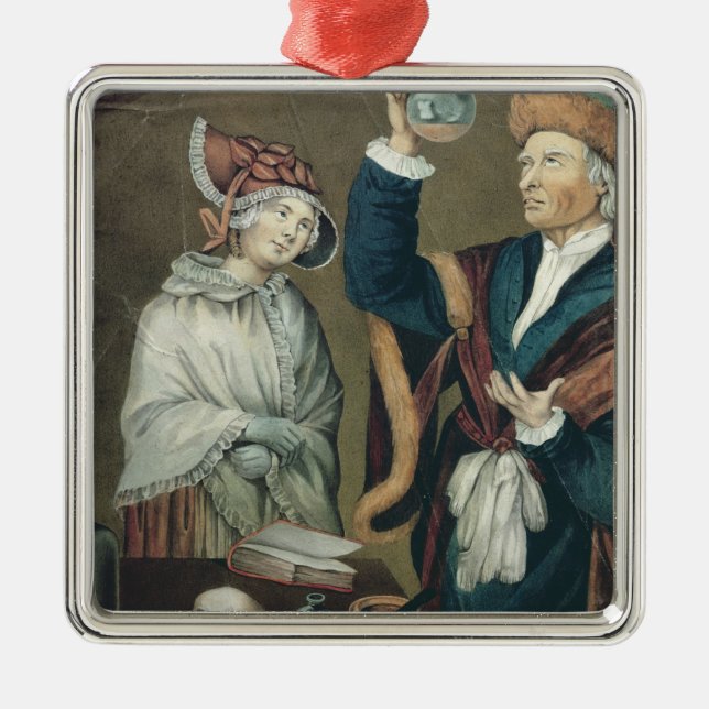 Die Urin-Prüfung Silbernes Ornament (Vorne)