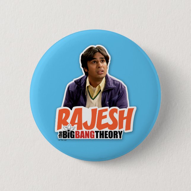 Die Urknalltheorie | Rajesh Button (Vorderseite)