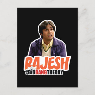 Die Urknalltheorie Rajesh Postkarte
