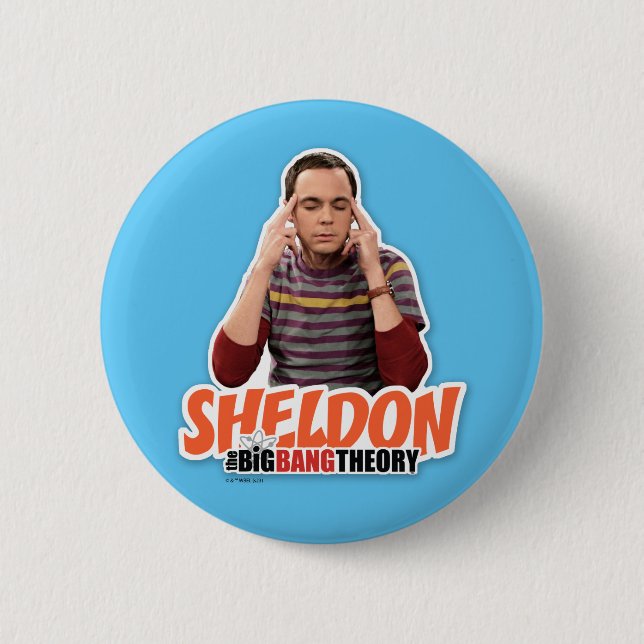 Die Urknalltheorie | Sheldon Button (Vorderseite)
