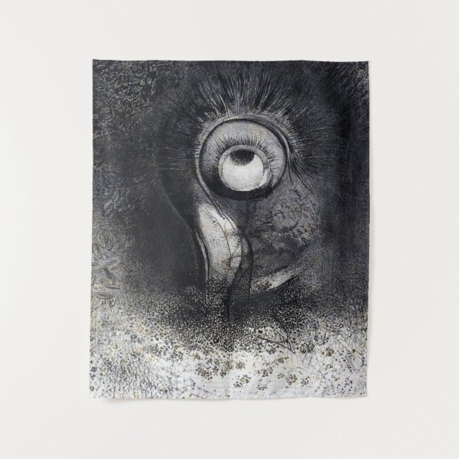 Die Ursprünge Zeichnung von Odilon Redon Wandteppich (Vorderseite)