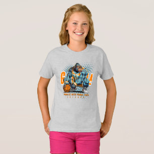 Die ursprüngliche Kraft von Basketball Kinder T-Shirt