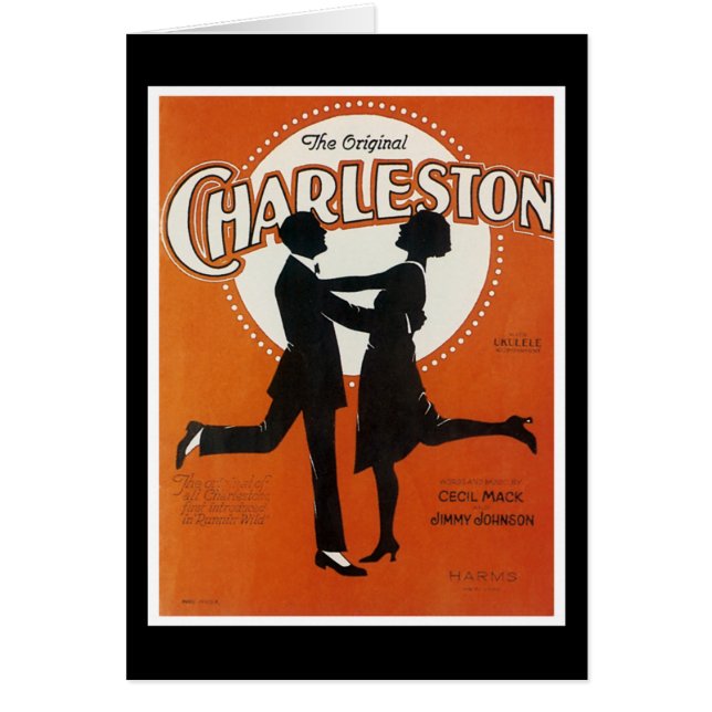 Die ursprüngliche Lied-Blatt-Abdeckung Charlestons (Vorne)