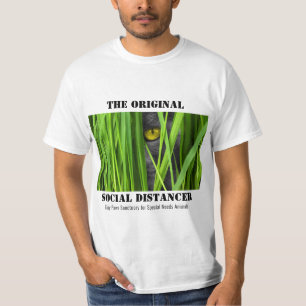 Die ursprüngliche soziale Distancerkatze T-Shirt