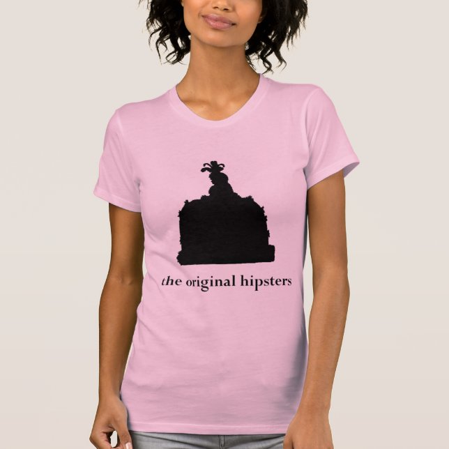 die ursprünglichen Hipster T-Shirt (Vorderseite)