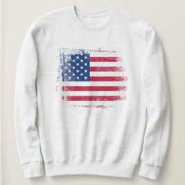 Die US-Flagge am 4. Juli US Flagge in Bedrängnis g Sweatshirt