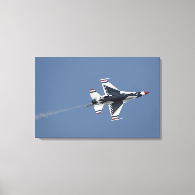 Die US-Luftwaffe Thunderbird Leinwanddruck (Vorderseite)
