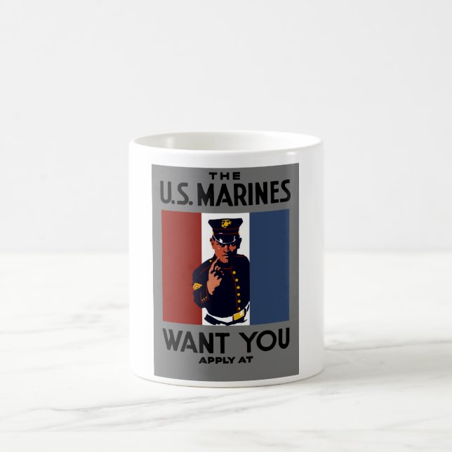 Die US-Marinesoldaten wollen Sie Kaffeetasse (Mittel)