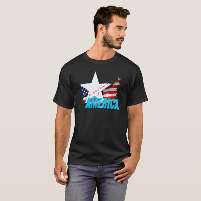 Die USA 4. Juli T-Shirt (Vorne ganz)