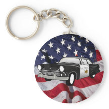 Die USA 59 Vintage Polizeiwagen